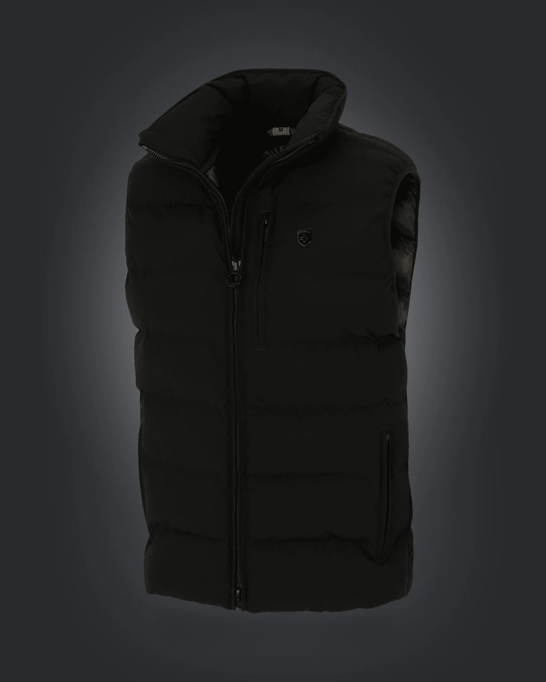 Blackbird Men Short Vest,565, Schwarz