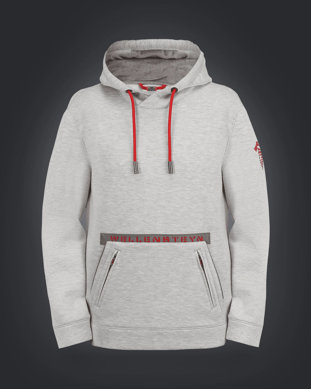 Carabella Men,1000,Lightsilvermelange/Red