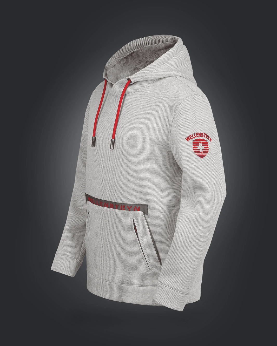 Carabella Men,1000,Lightsilvermelange/Red