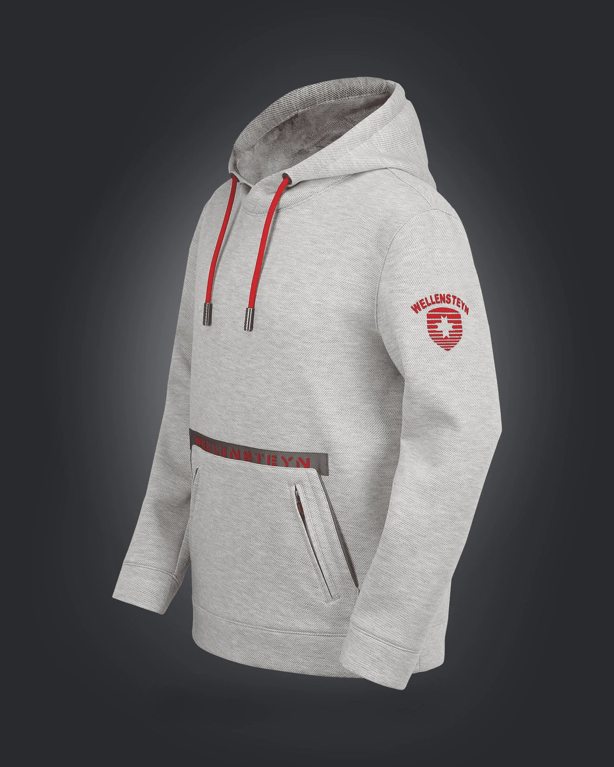 Carabella Men,1000,Lightsilvermelange/Red