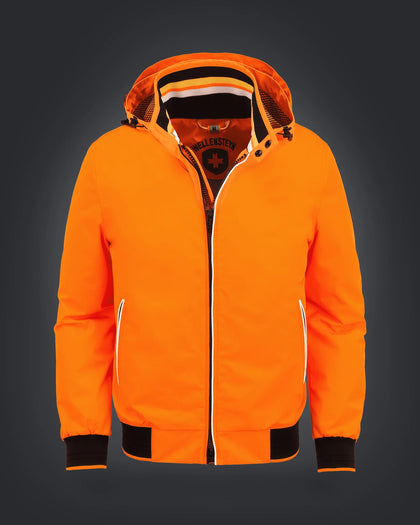 College,825, Orange/White