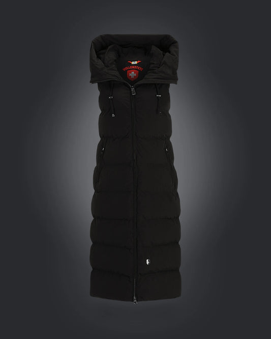 Goldmine Extra Long Vest, 565,  Schwarz