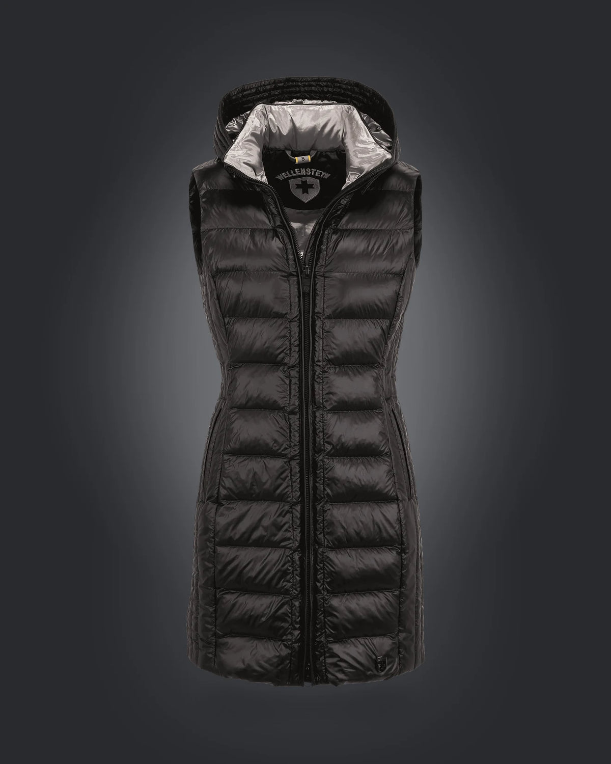 Highclass Vest Long,1001,Schwarz