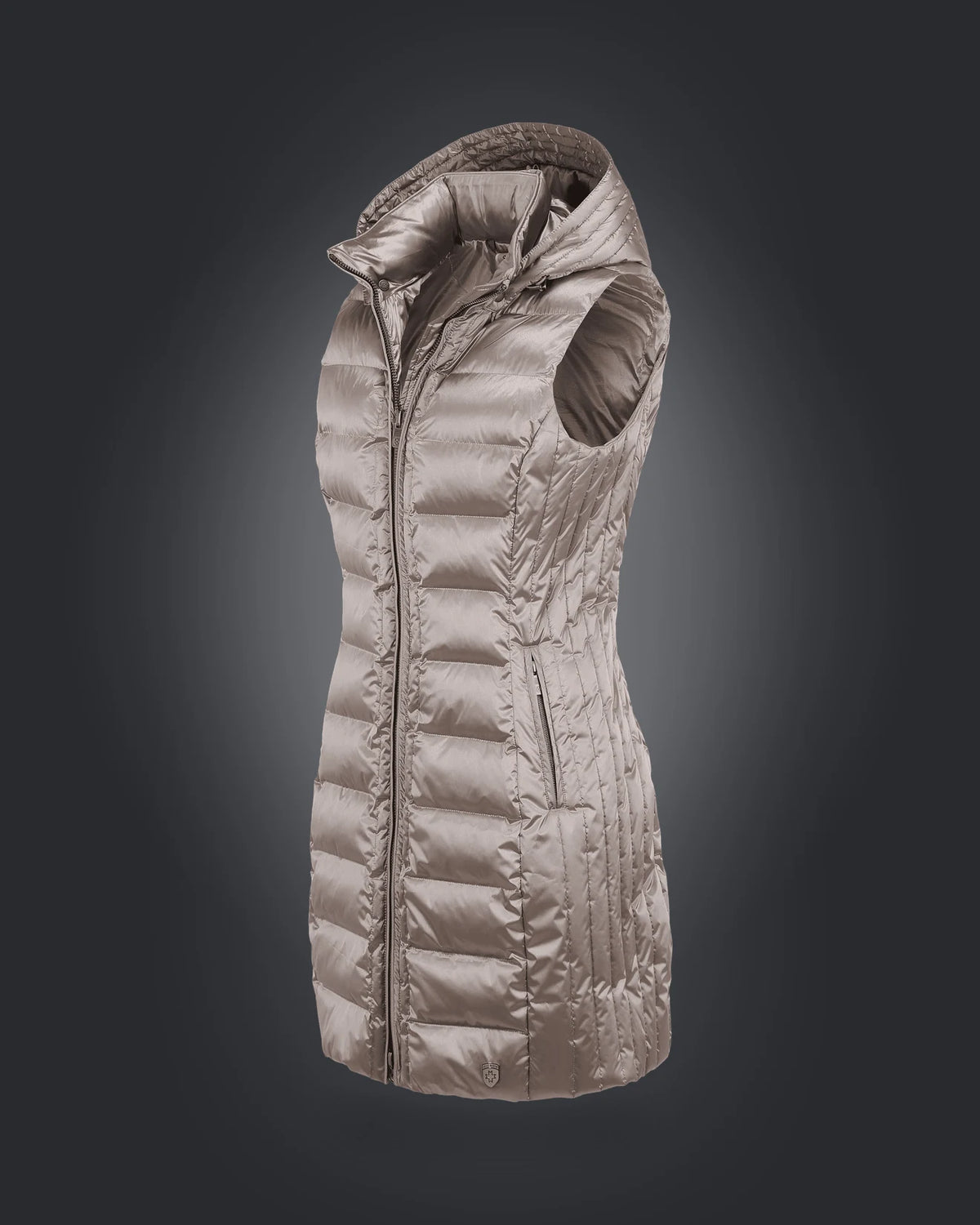 Highclass Vest Long,785,Champagne