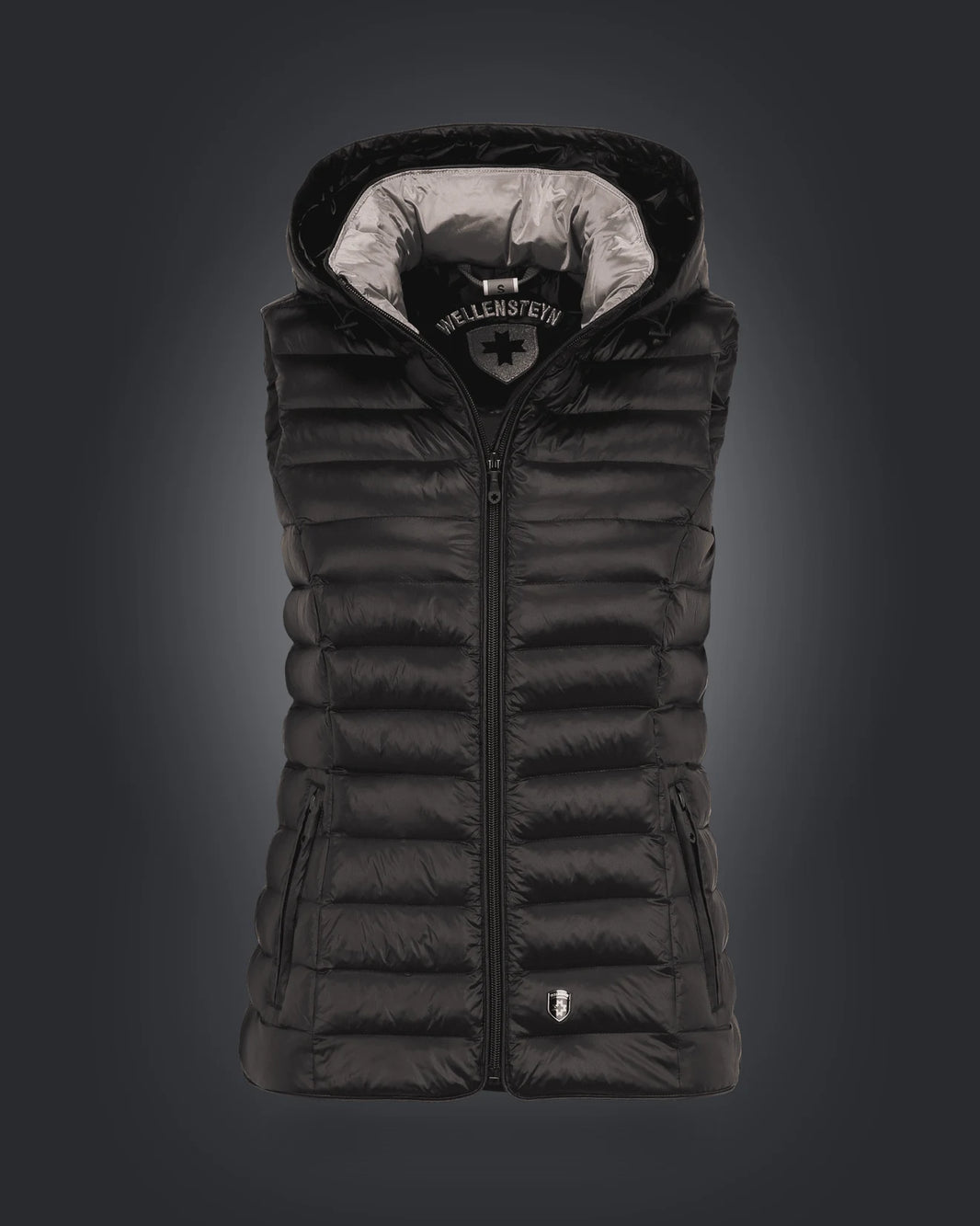 Italy Vest Hood,1001,Schwarz