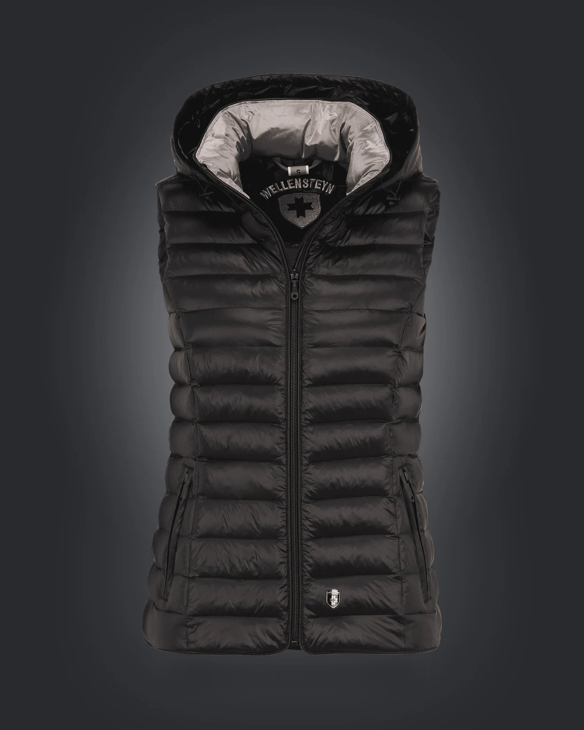 Italy Vest Hood,1001,Schwarz
