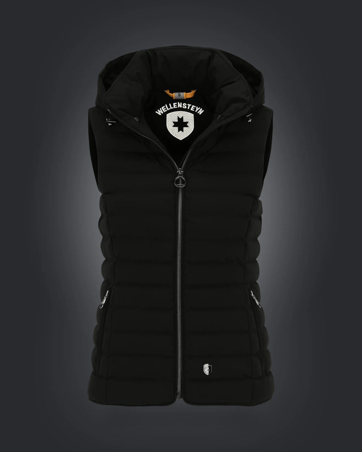 Italy Vest Hood,719,Schwarz