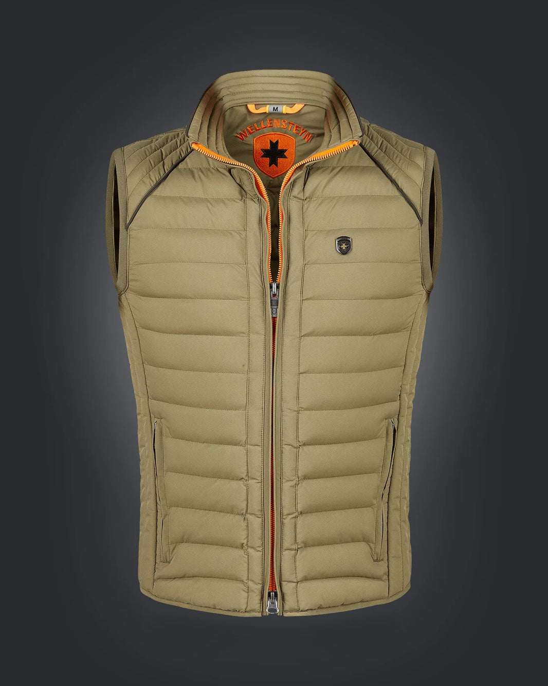 MOL Men Vest,719, Lightarmy/Orange
