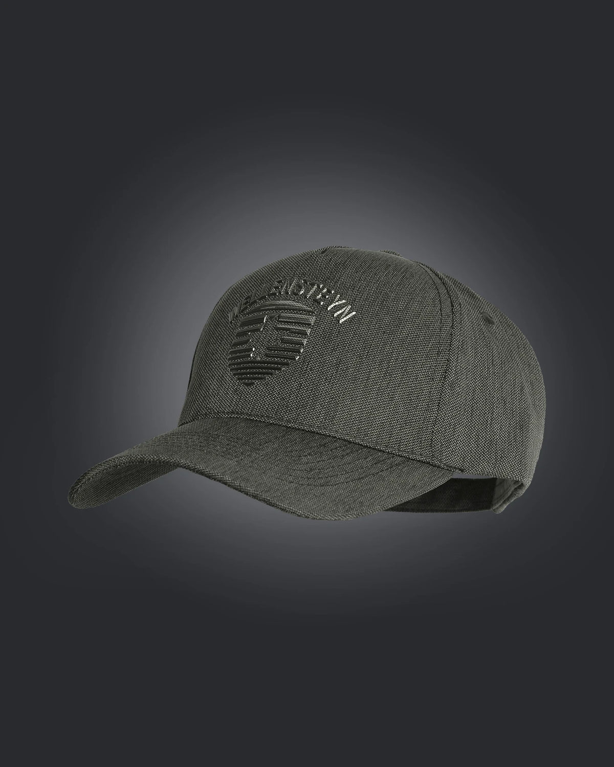 Stripe Cap,988, Saltpepper/Blackgoldmetal