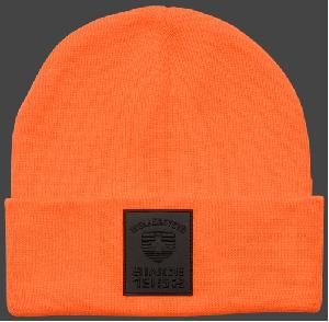 BEN BadgeLong Hat, Classicstrick, Neonorange