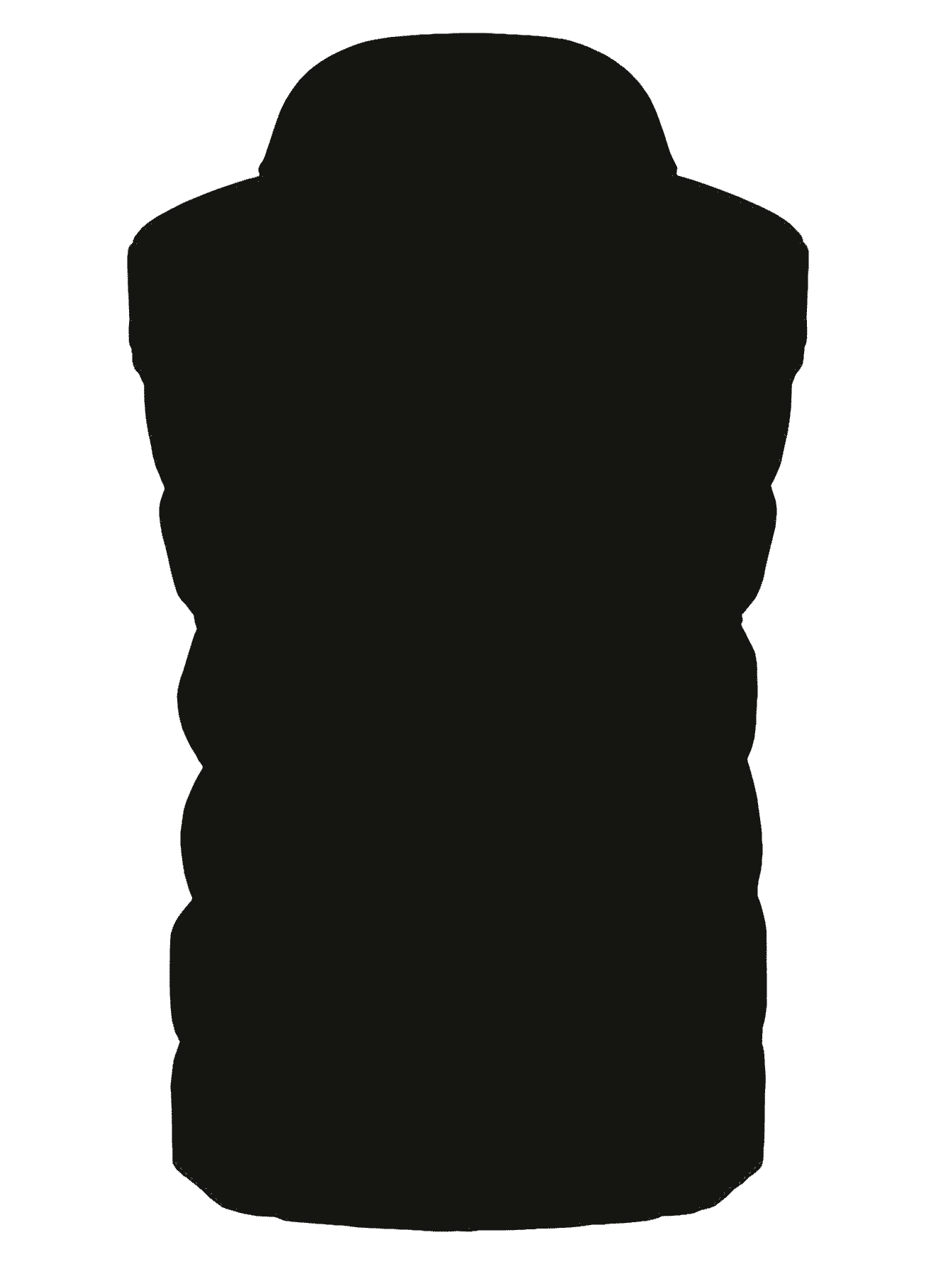 Blackbird Men Short Vest, FourStreAirTec, Black