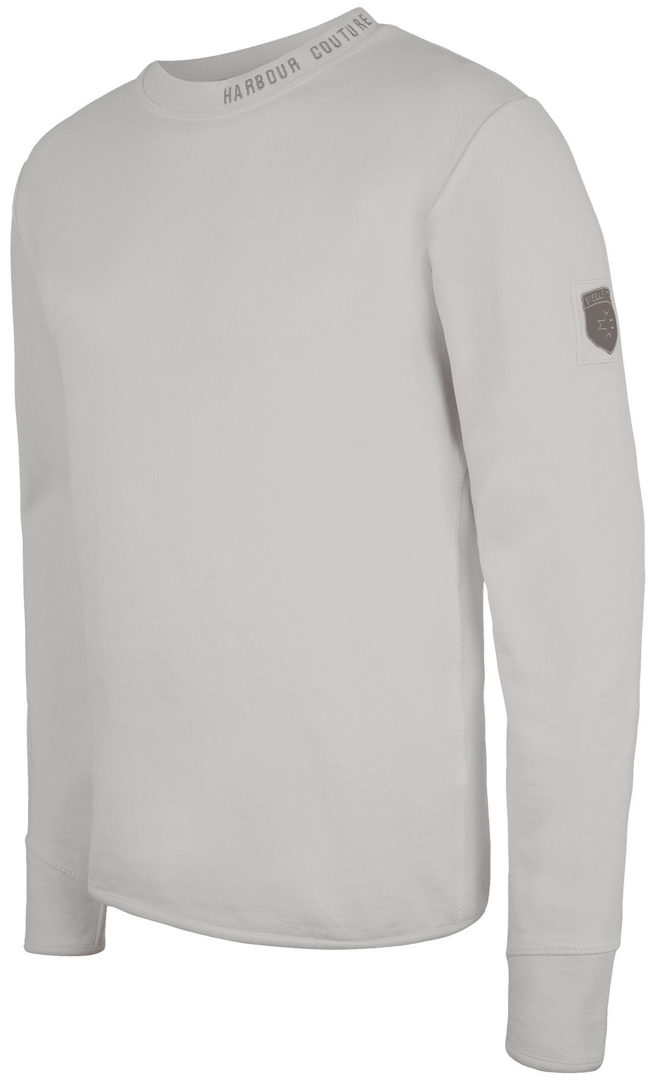 Beachpullover Men, French Terry 400, White