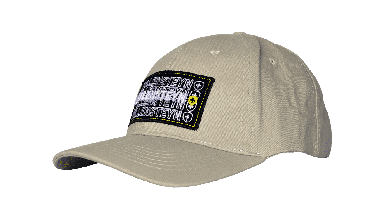 Baseball-Cap 01, Baumwolle, Beigemelange/Black/Yellow