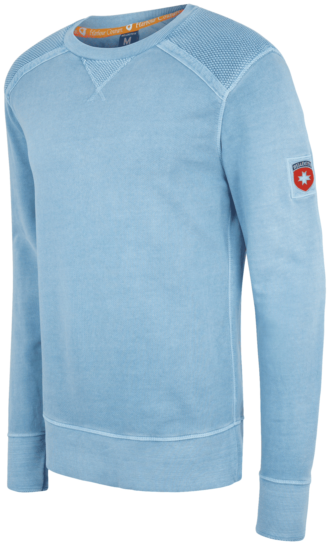 Dockpullover, French Terry 400, Ligtblue
