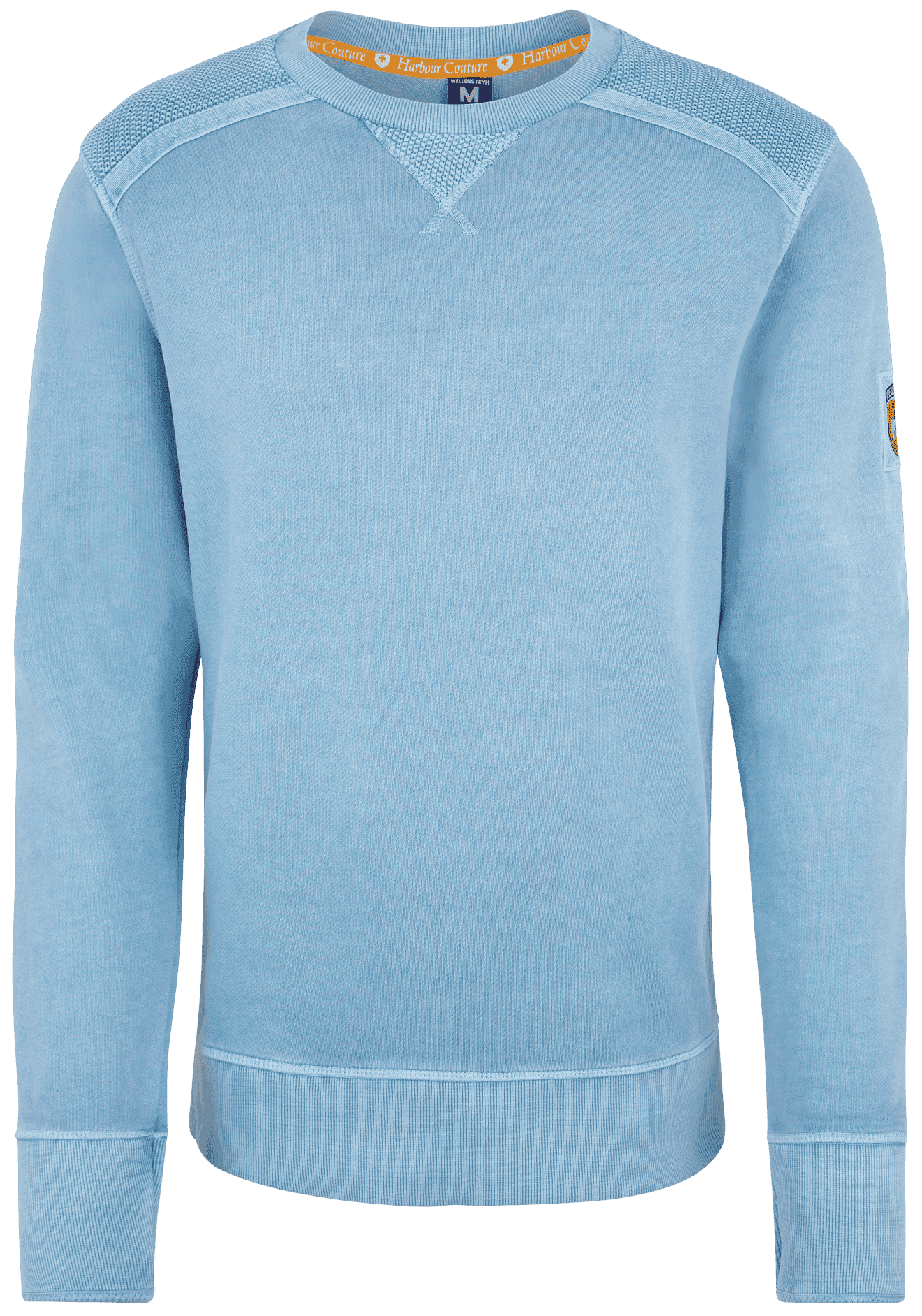 Dockpullover, French Terry 400, Ligtblue