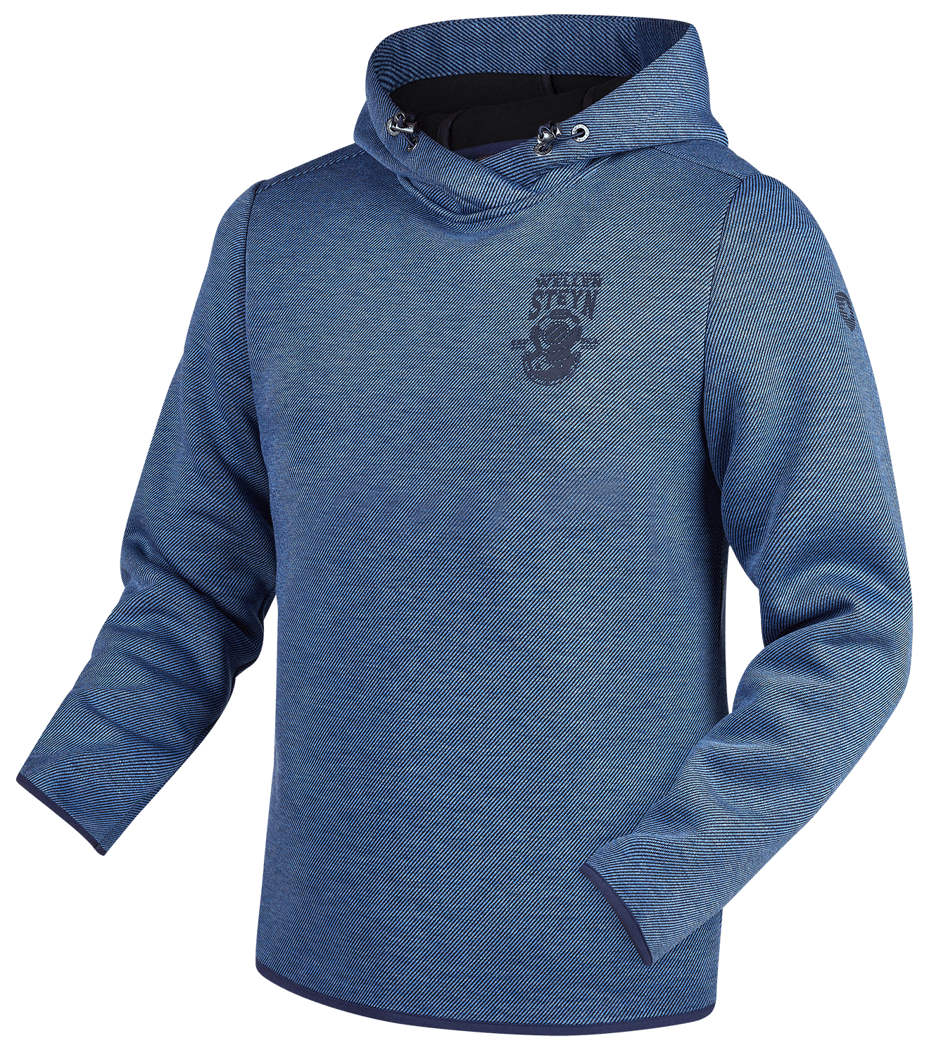 DynaCross Men Hood, ScuWiLiHiTec, Denimmelange