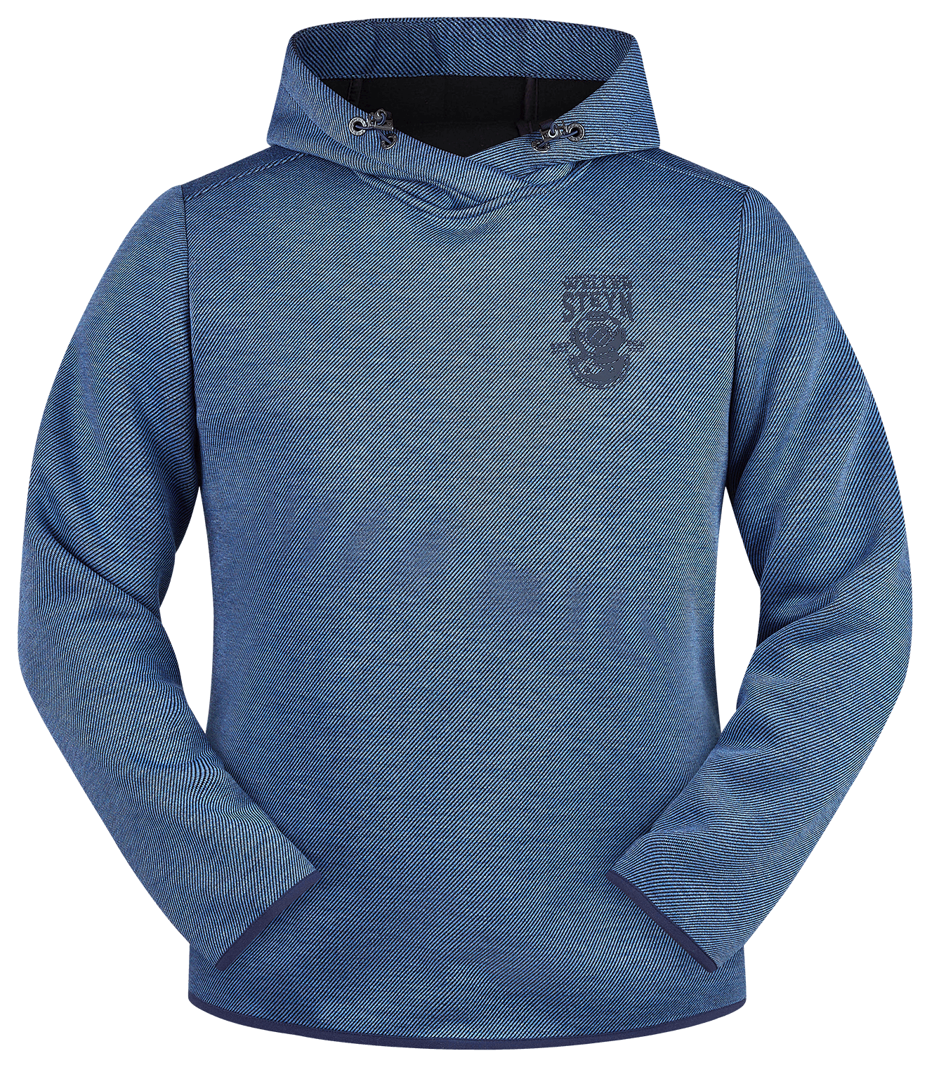 DynaCross Men Hood, ScuWiLiHiTec, Denimmelange