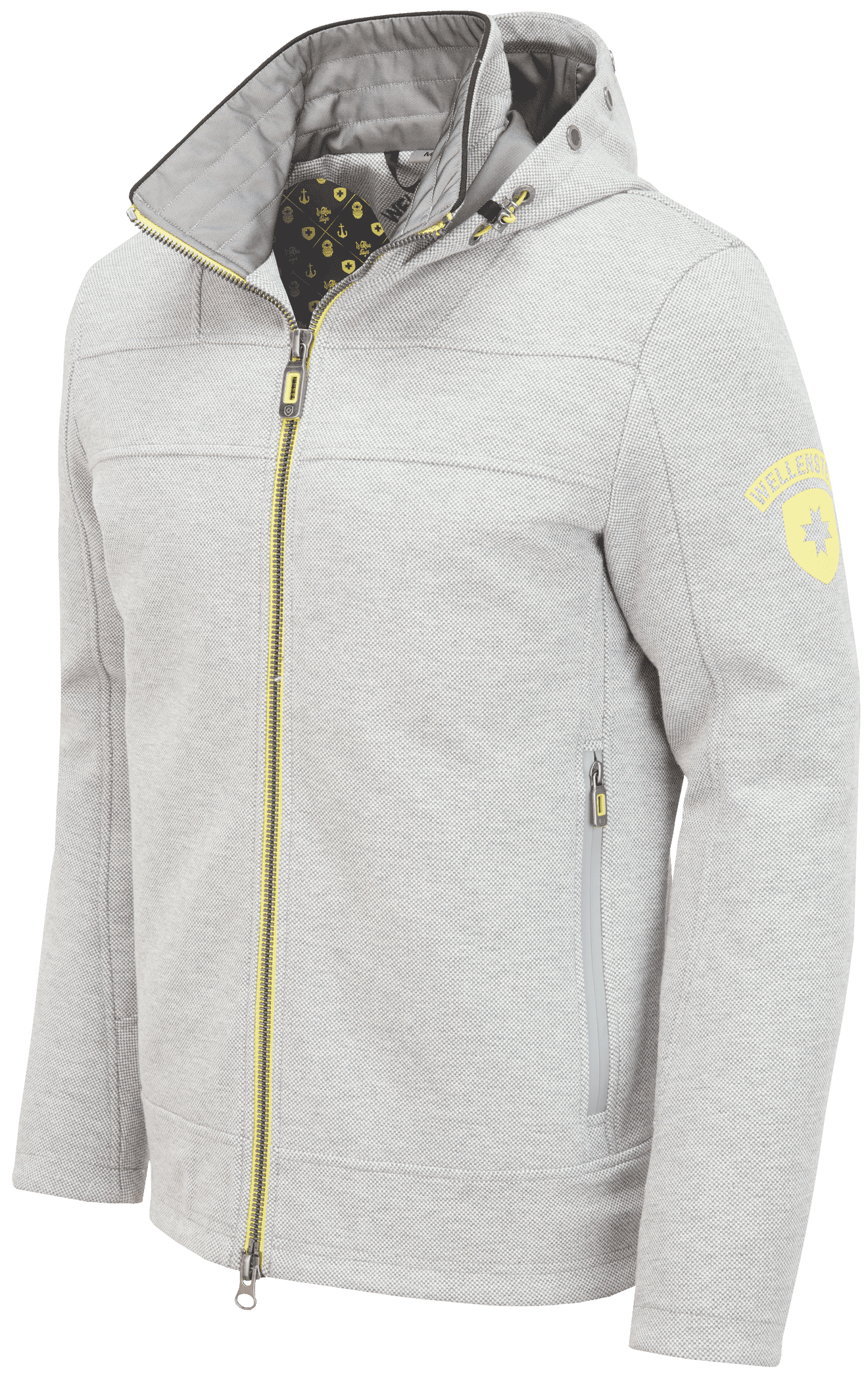 Florida Men,907, Lightgreymelange/Yellow