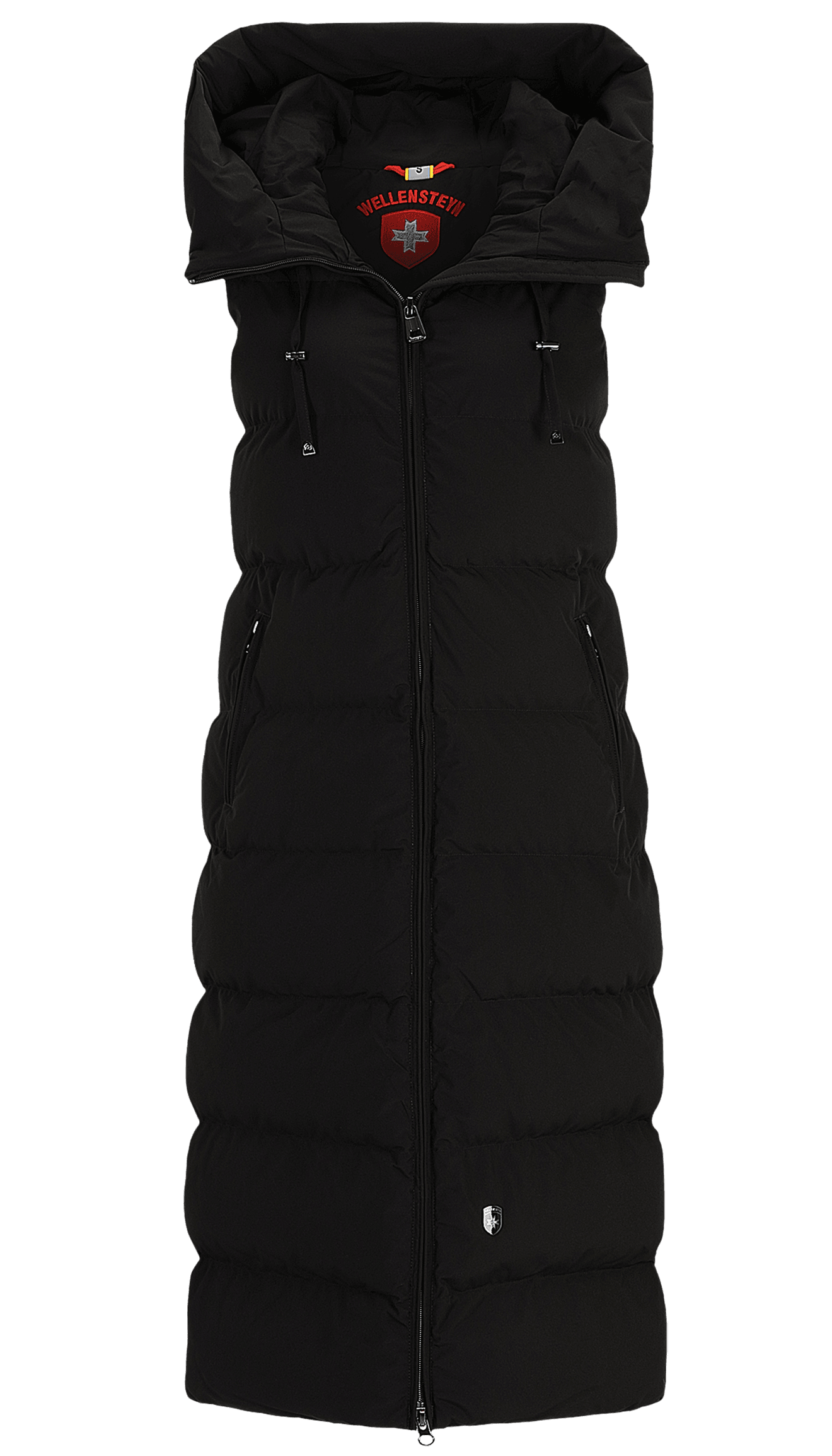 Goldmine Extra Long Vest, 565,  Schwarz 