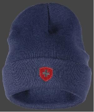 Hafenmütze, Classicstrick, Darknavy/Rot/Anthracite