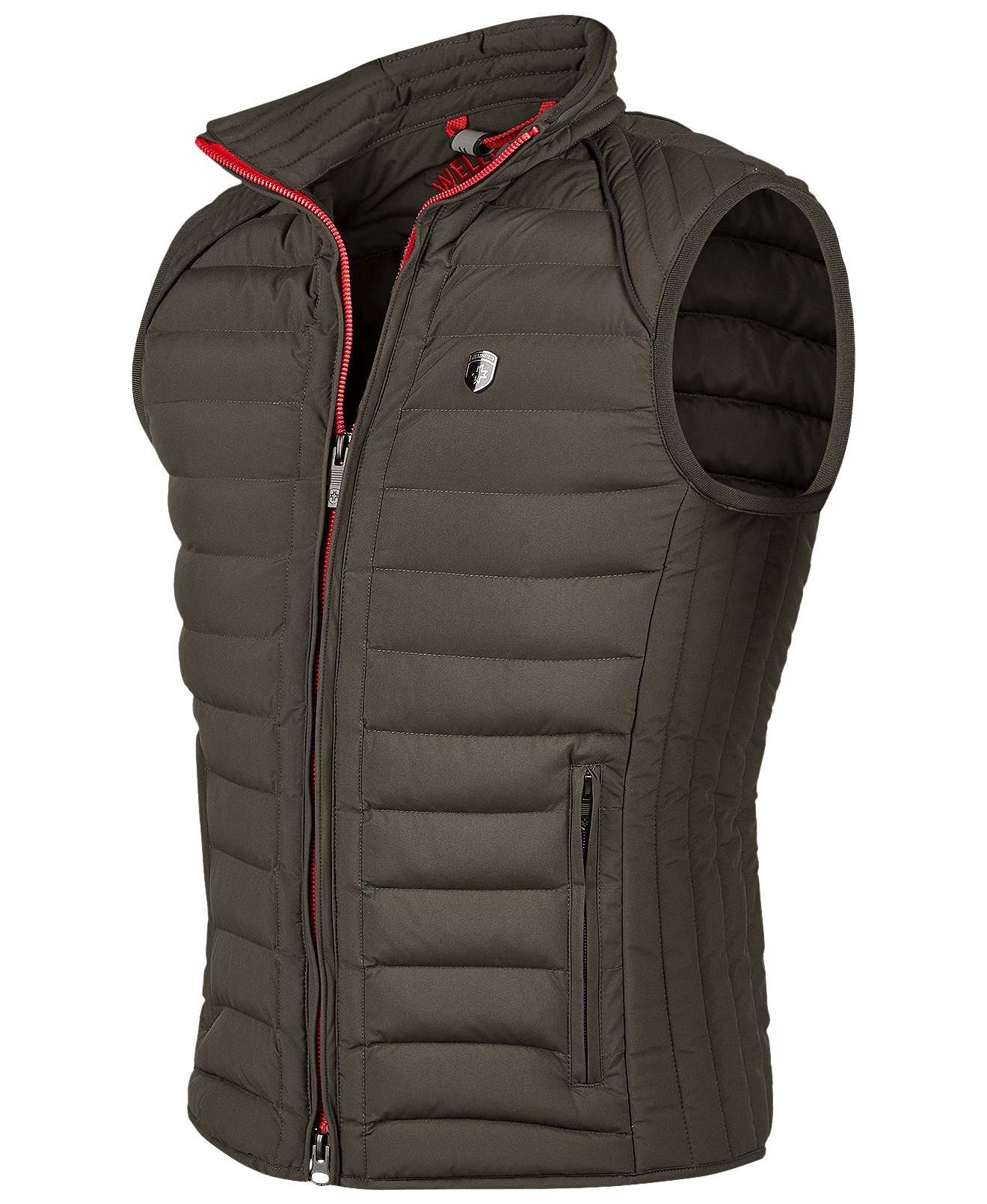 MOL Men Vest, MoSoDuHiTec, Blackarmy/Red