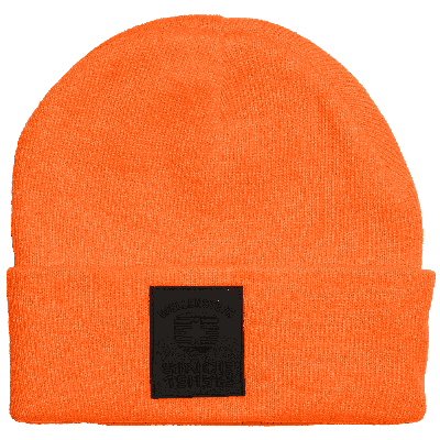 BEN BadgeLong Hat, Classicstrick, Neonorange