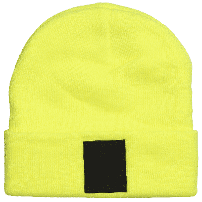 BEN BadgeLong Hat, Classicstrick, Neonyellow