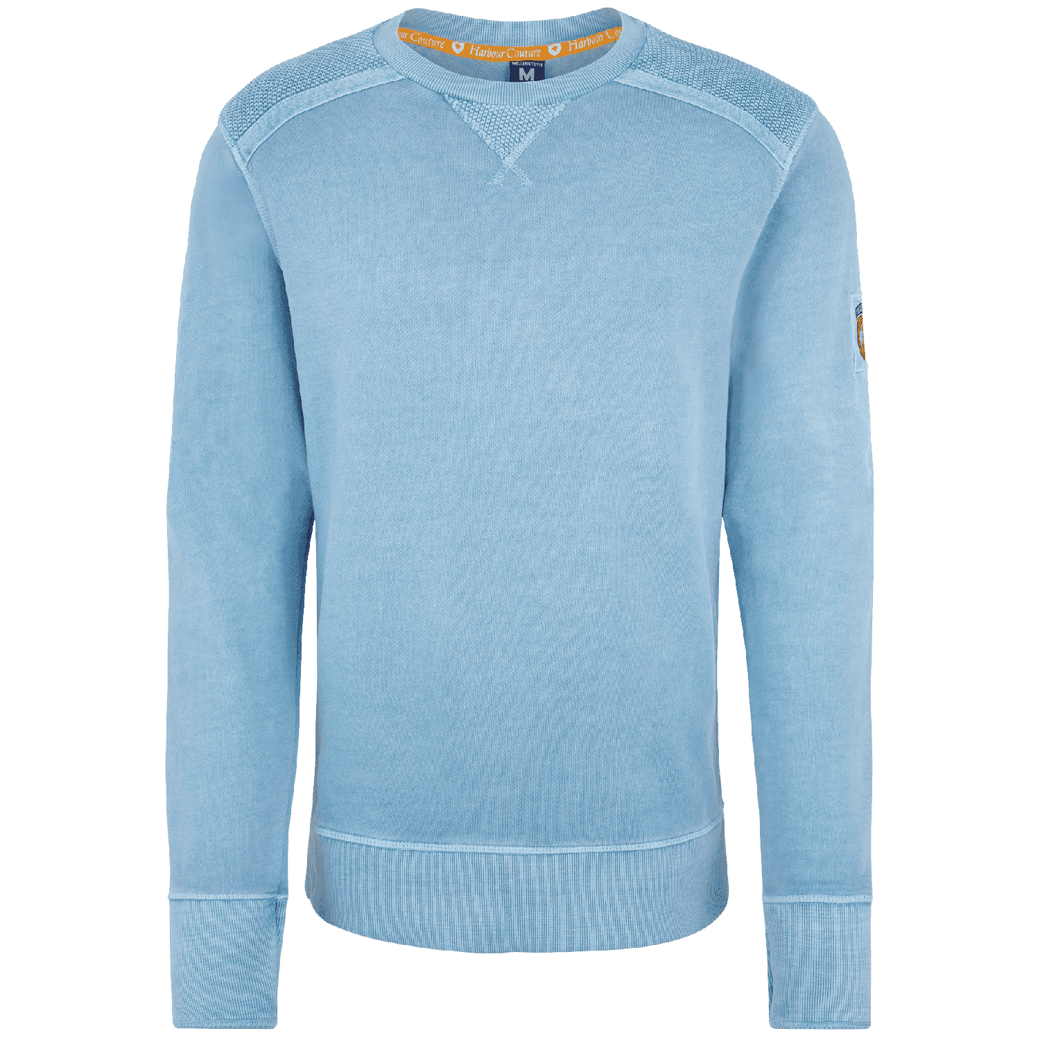 Dockpullover, French Terry 400, Ligtblue