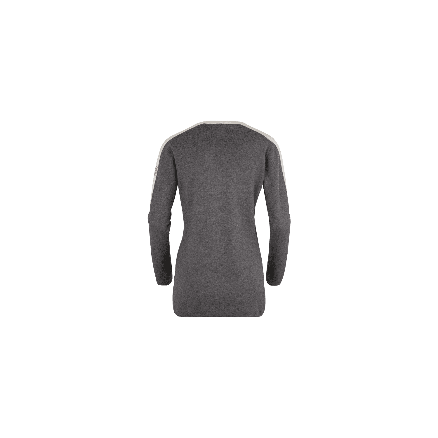 Damen Pullover 013, 942, Ashgrey/Ivory