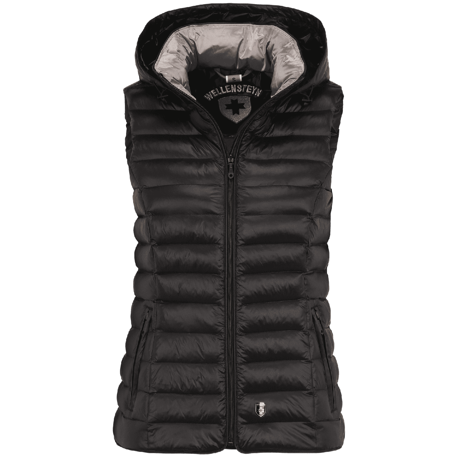 Italy Vest Hood,1001,Schwarz