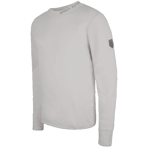 Beachpullover Men, French Terry 400, White