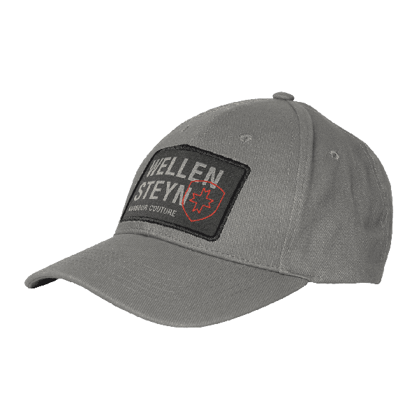 Baseball-Cap 04, Baumwolle, Grey/Darkgrey/Red