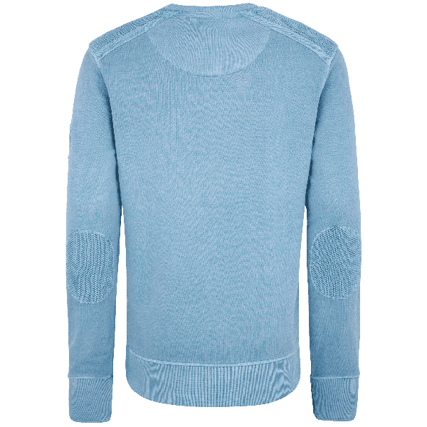 Dockpullover, French Terry 400, Ligtblue