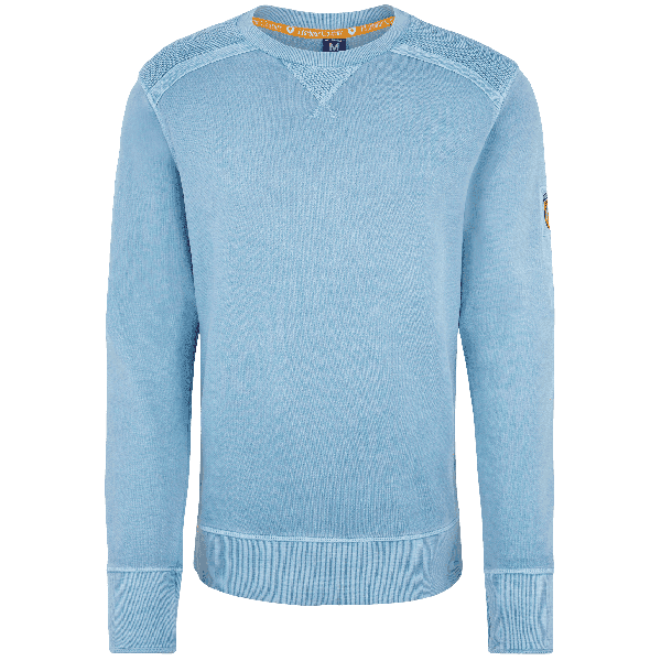 Dockpullover, French Terry 400, Ligtblue