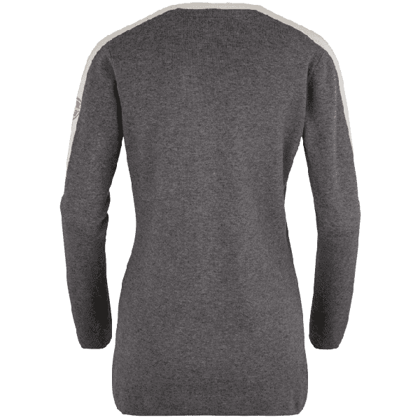 Damen Pullover 013, 942, Ashgrey/Ivory