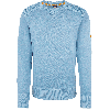 Dockpullover, French Terry 400, Ligtblue